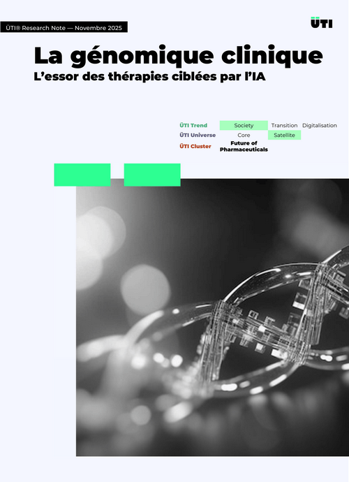 Couverture ÜTI Research 2025 — Génomique